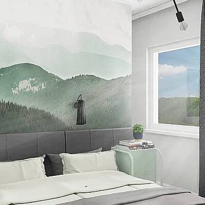 Sypialnia Brześć Kujawski - Wizualizacje